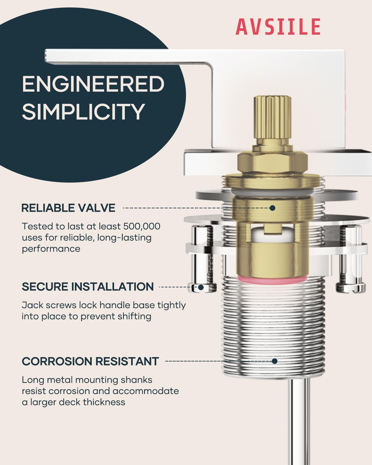 Matte Black Waterfall Bathroom Faucet 3 Hole, 8 Inch Widespread Modern 3 Piece Bathroom Sink Faucet, Touch On Lavatory Faucet for Vanity RV Restroom, Curved Spout