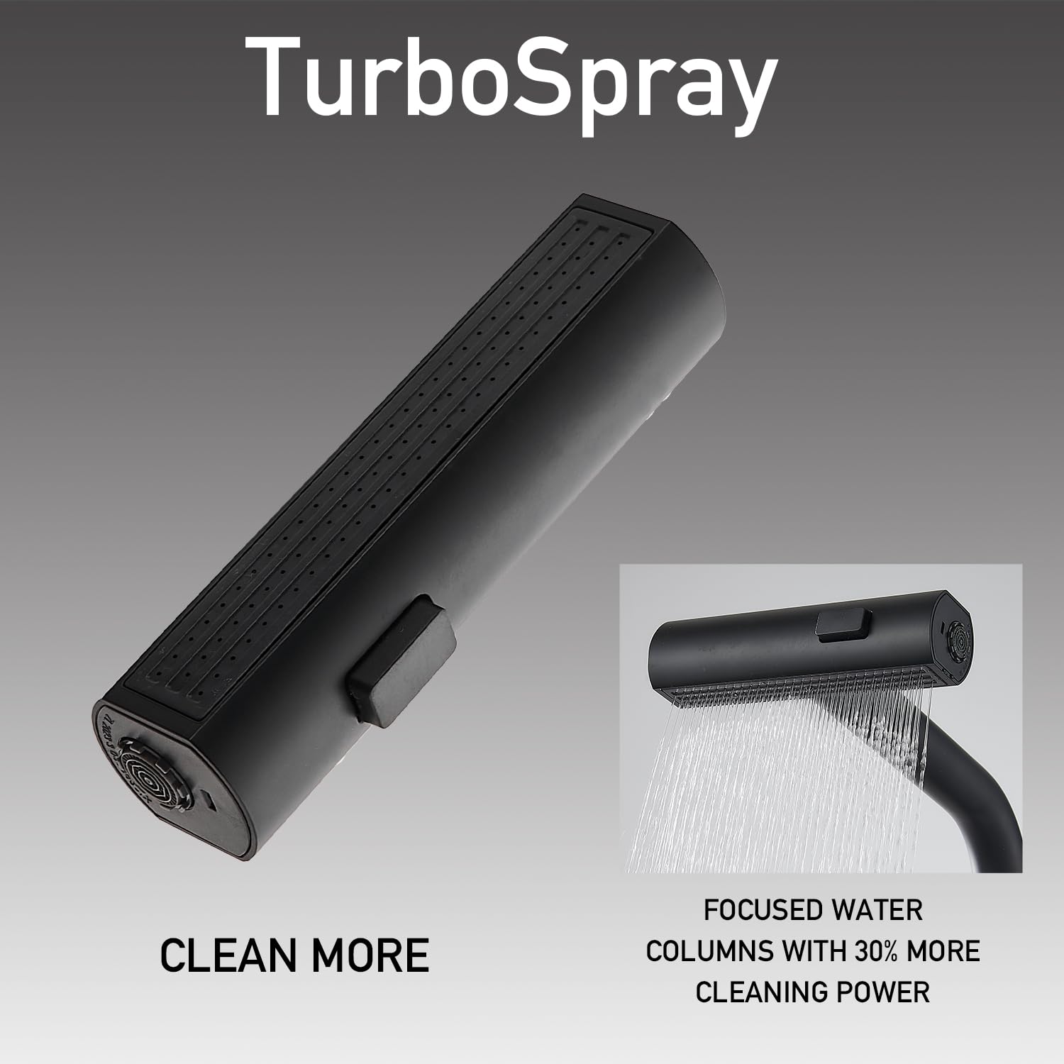 Brushed Nickel Kitchen Faucets with Pull Down Sprayer & Soap Dispenser, Single Hole & Handle, Pull Out Tap, Waterfall Stainless Steel Sink Faucet for Farmhouse Camper Laundry Rv Bar