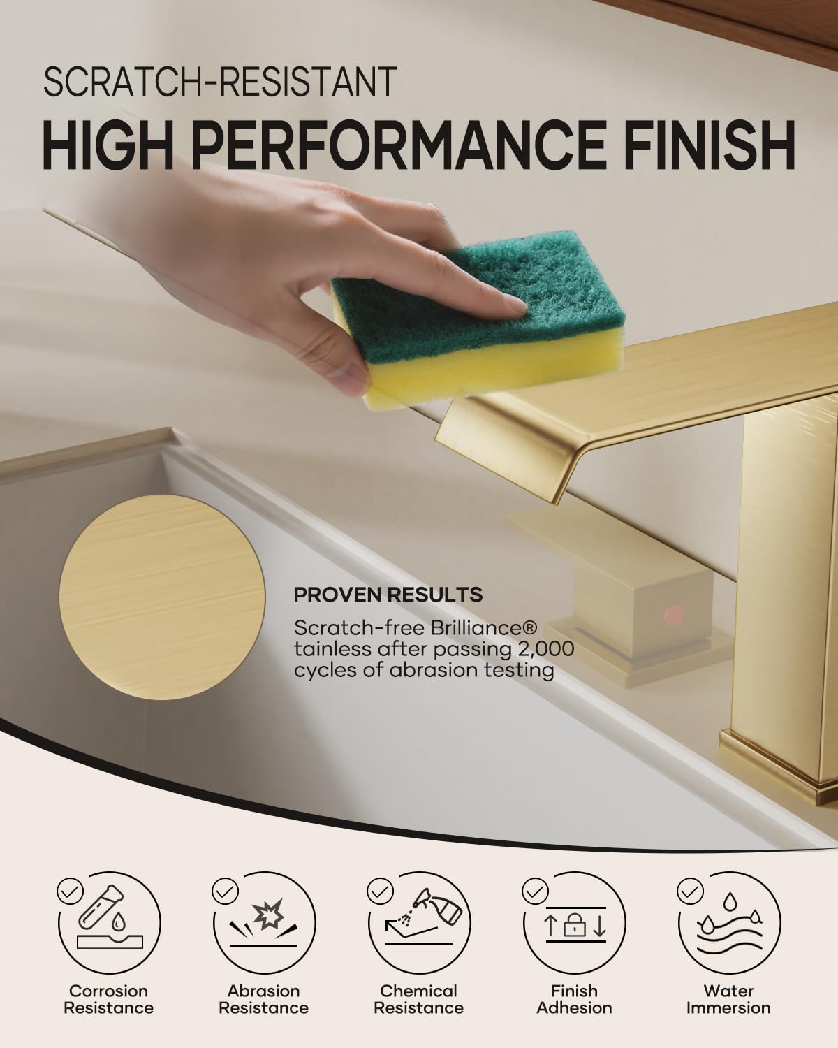 Matte Black Waterfall Bathroom Faucet 3 Hole, 8 Inch Widespread Modern 3 Piece Bathroom Sink Faucet, Touch On Lavatory Faucet for Vanity RV Restroom, Curved Spout