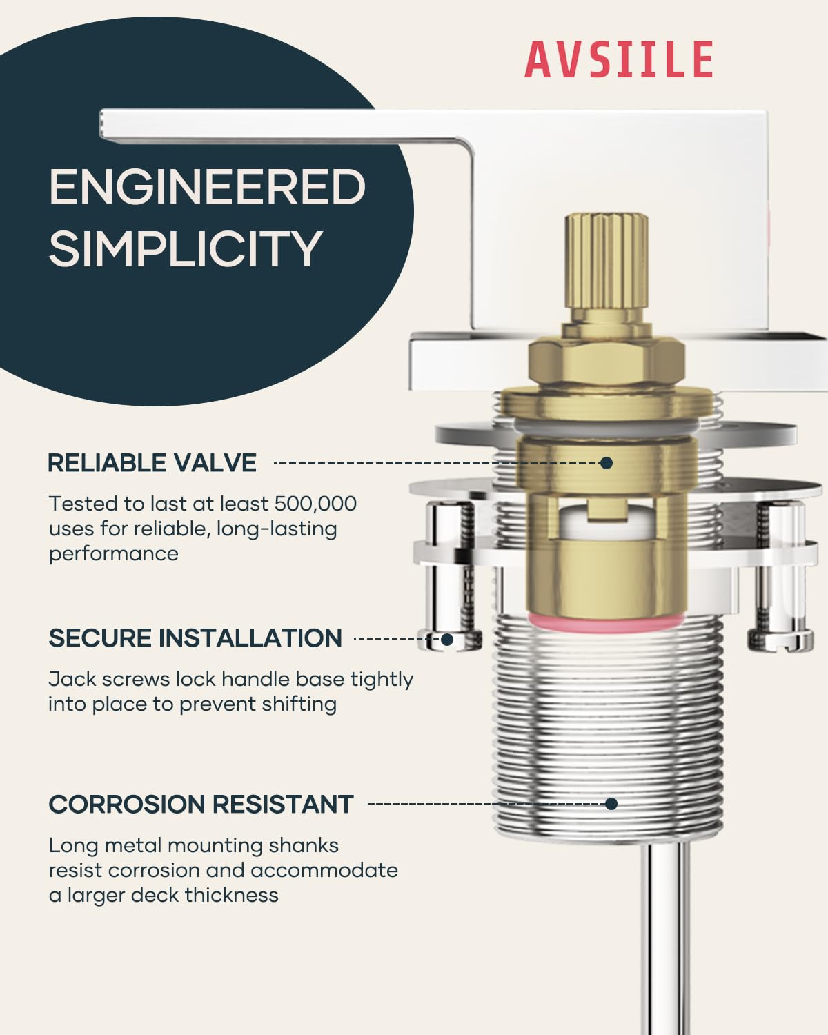 Matte Black Waterfall Bathroom Faucet 3 Hole, 8 Inch Widespread Modern 3 Piece Bathroom Sink Faucet, Touch On Lavatory Faucet for Vanity RV Restroom, Curved Spout